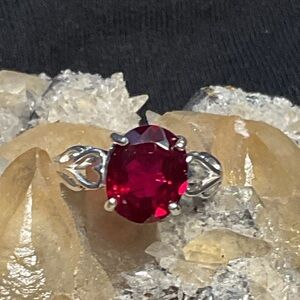 Red Ruby .925 Silver Ring